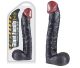 GIANT FAMILY Little Dick: Extra Large 11 Inch Dildo - Black