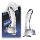 Titus CLEARSTONE Series 8 Inch Curved Luxy Dildo with Suction Cup