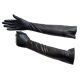 Rubber Gloves Elbow Length | Black