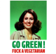 Go Green Fridge Magnet