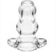 Perfect Fit ASS DOUBLE Tunnel Plug Large - Clear
