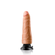 Real Feel Deluxe 7 Inch Anal Vibrator - Pale Flesh