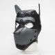 Mr S Leather Puppy Hood Black / Grey