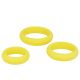 Titus Silicone Series: Cock Ring 3 Pack | Yellow