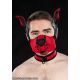 Mr. S Leather  Neoprene K9 Muzzle Kit - Red