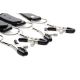 Master Series Spread Labia Spreader Straps w/ Clamps