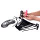 BANG! Power Panty Lace Panties, Bullet, & Blindfold Kit - Pink