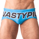 Nasty Pig ALL CAPS Sunga Swim Brief | Blue & Black