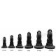 Erotixxx Toys Bulldog Dildo | Black