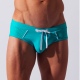 Code 22 Punch Hole Swim Brief - Aqua