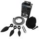 Bathmate USB Rechargeable Vibe ANAL TRAINING Butt Plug Kit with Rings | 3 Pack
