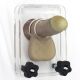 Paddle Daddy ACRYLIC BALL PRESS: Clear | 2-1/4'' Hole in Back Plate