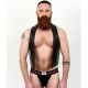 TITUS Leather 1.2mm BAR VEST Waistcoat | Black