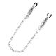 Titus BARREL Rubber Coated Adjustable Nipple Clamps with Chain