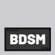 Mr. Riegillio  Rubber Velcro Patch - BDSM - White