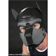 Mr S Leather NEOPRENE Puppy Hood | Black & Grey