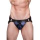 Army of Men HARNESS Leather Jockstrap | Blue & Black