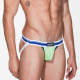 Stud BOOMER Jockstrap | Mint Green & Navy Blue