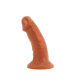 Bandit platinum silicone dildo with non-slip harness base by Vixen Creations