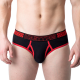 Nasty Pig CHAIN LINK Brief | Red & Black