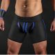 Mr S Leather Fuck Gear CHAP Shorts - Black / Blue
