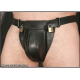 Mr S Leather Chastity Jockstrap | Black