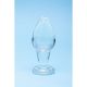 Clarity Glass Butt Plug - Utopian Bud