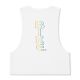 BIKE® Crop Pride Tank | White