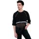 Crop T-shirt by Ruben Galarreta | Black