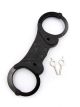 Mister B Handcuffs with Double Lock: RIGID | Black