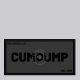 Mr. Riegillio  Rubber Velcro Patch - CUMDUMP - Black
