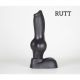 Weredog RUTT Rottweiler Dildo: BLACK | Medium