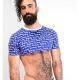 Project Claude DICK Text Crop Top | Blue