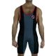 JOCK FIGHTERS Wrestling Singlet Suit | Black, Grey & Red