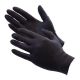 Black Matte Latex Fisting Gloves - Pack of 100 - Size: Large