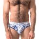 Project Claude GRAFFITI Classic Brief | White & Blue