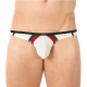 Gregg Homme Traveller Uplifting Pouch Thong - White & Gold