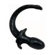 SquarePegToys® HAPPY PUPPY TAIL Butt Plug: XS | Black