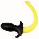 SquarePegToys® HAPPY PUPPY TAIL Butt Plug: Yellow | Small
