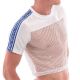 Project Claude HOMO SEXUAL Sports Crop Top | White