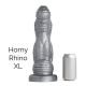 Mr Hankeys' HORNY RHINO Dildo: XL | Gun Metal
