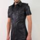 Titus Leather UNIFORM SHIRT | Black