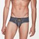 Stud JONAH Brief | Grey Denim