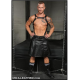 Mr S Leather Black Kilt