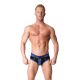 Cell Block 13 LIQUID SHADOW Jock Brief | Blue & Black