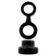 Oxballs LOW BALL Cock Ring with Ball Stretcher | Black