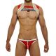 STUD Wear It Proud: MANGA Harness & Underwear Set | Red & White