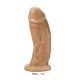 SquarePegToys® MEL HARNESS 1X Dildo | SuperSoft Chestnut Silicone