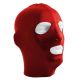 Mister B Lycra Hood Eyes and Mouth Open - Red