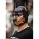 Mr S Leather K9 Leather Puppy Hood | Black/Tan